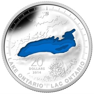 RCM 2015 $20 Lake Ontario Silver Coin